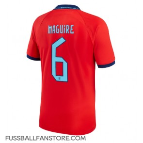 England Harry Maguire #6 Replik Auswärtstrikot WM 2022 Kurzarm